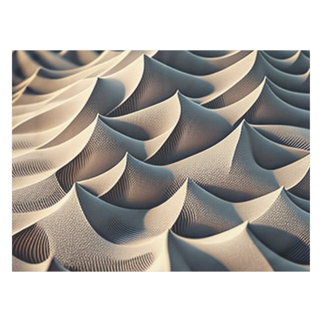 Pastel Currents Tablecloth (Front (Horizontal))