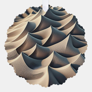 Pastel Currents Tree Decoration Card