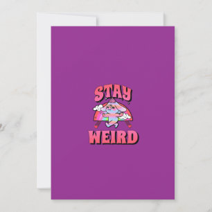 Pastel Cute Bunny Digital Art   Positive Vibes Invitation
