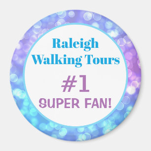 Pastel Cute Girly Super Fan Magnet
