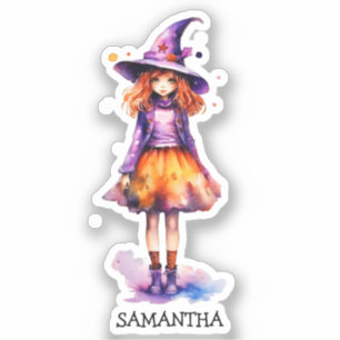 Pastel Cute Witch Girl - Halloween Aesthetic (2)