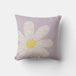 Pastel Daisy Cushion