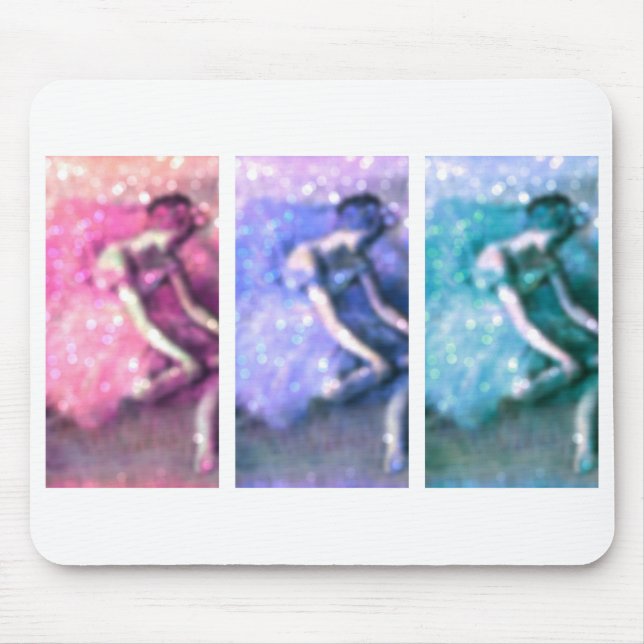 Pastel Dancers Mouse Pad (Front)