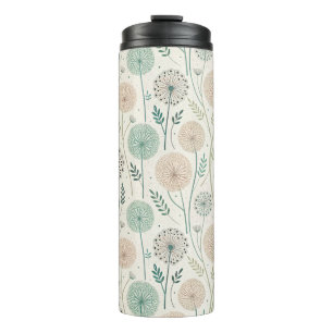 Pastel Dandelion Dreams – Whimsical Floral (2) Thermal Tumbler
