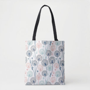 Pastel Dandelion Dreams – Whimsical Floral Tote Bag