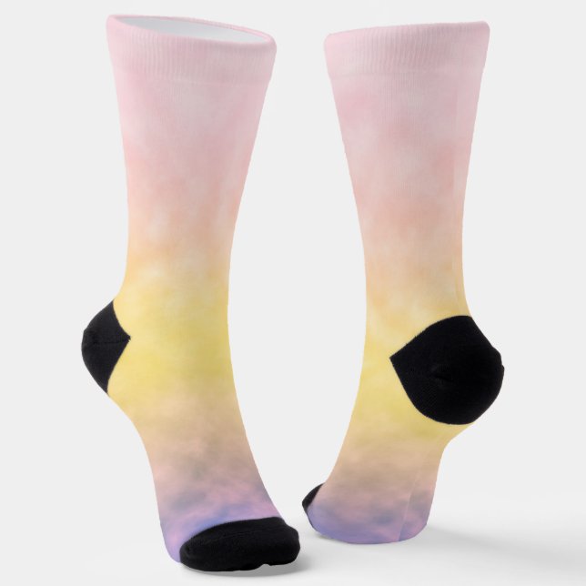 Pastel Dawn Socks (Angled)