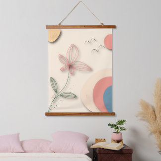 Pastel delicacy Wood Topped Wall Tapestry
