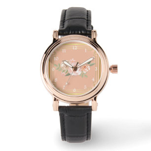 Pastel Delicate Floral Design Watch