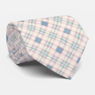 Pastel Diagonal Stripe Pattern Tie