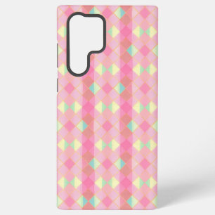 Pastel Diamond Check Phone Case