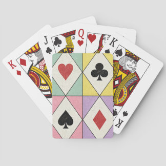 Pastel Diamond Playing Cards