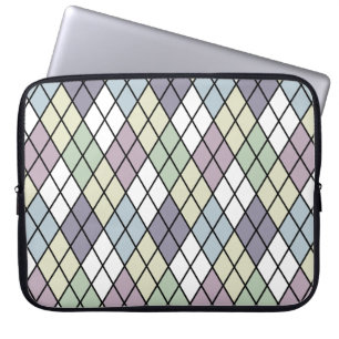 Pastel Diamonds Argyle Laptop Sleeve