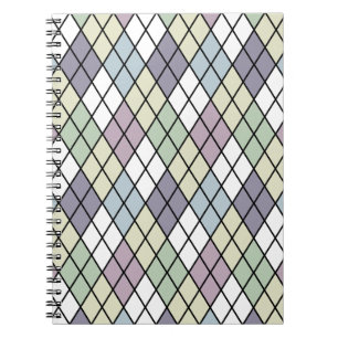 Pastel Diamonds Argyle Notebook