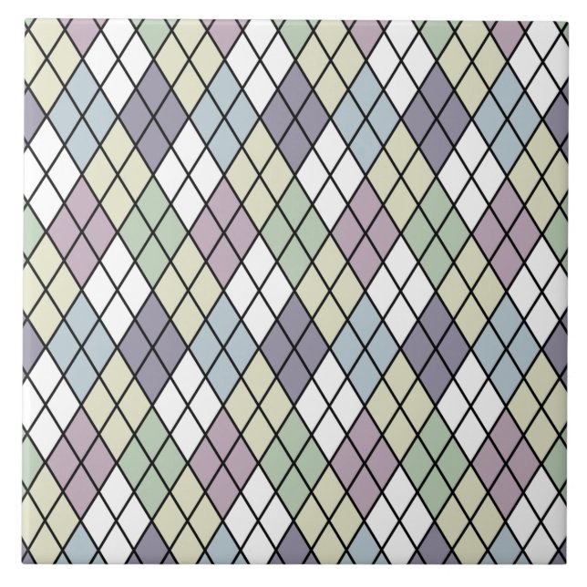 Pastel Diamonds Tile (Front)