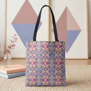 Pastel Diamonds Tote Bag