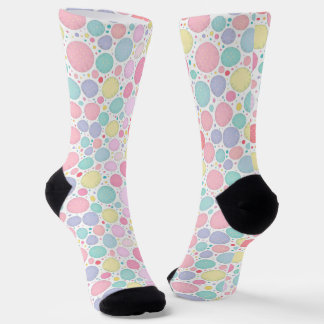 Pastel Dots Un-Perfect Pattern Socks