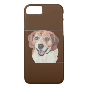 Pastel Drawing Beagle iPhone Case