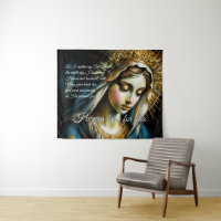 Pastel Drawing Blessed Virgin Mother Message