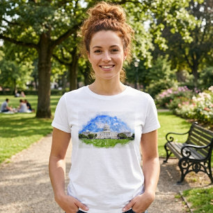 Pastel Drawing of the United States Capitol T-Shirt