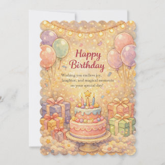 Pastel Dream Birthday Card