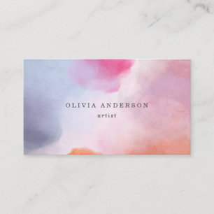 Pastel Dream Elegant and Beautiful Business Card