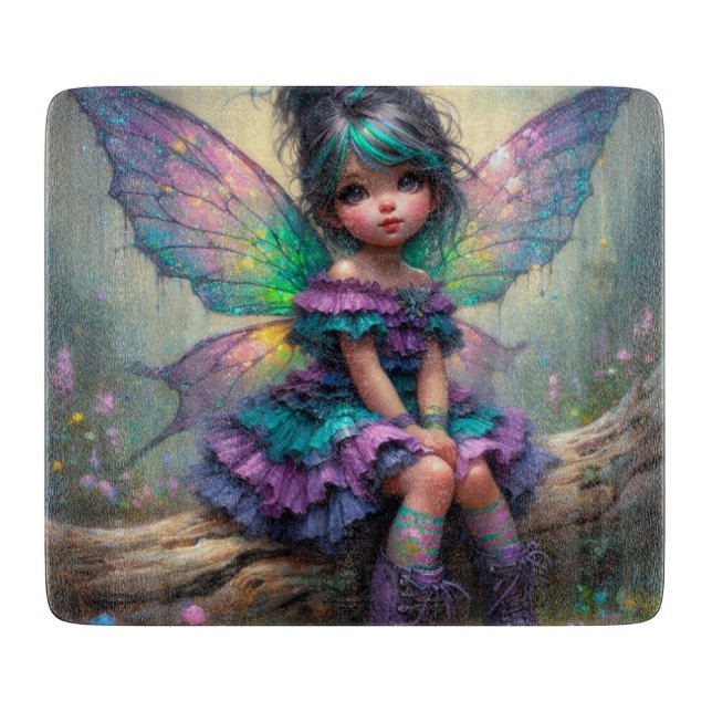 Pastel Dream Fairy Cutting Board (Front)