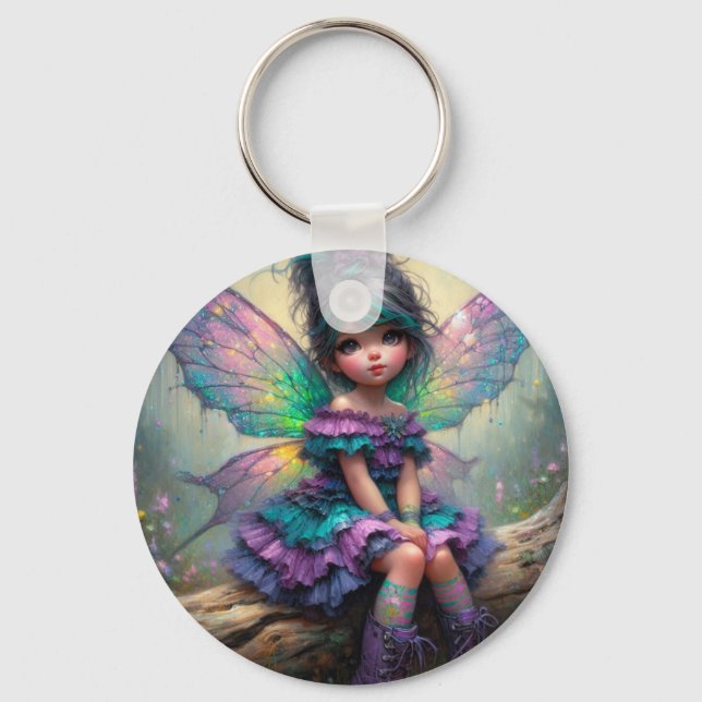 Pastel Dream Fairy Key Ring (Front)
