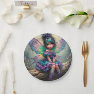 Pastel Dream Fairy Paper Plate