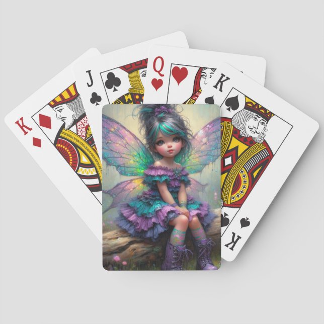 Pastel Dream Fairy Playing Cards (Back)