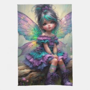 Pastel Dream Fairy Tea Towel
