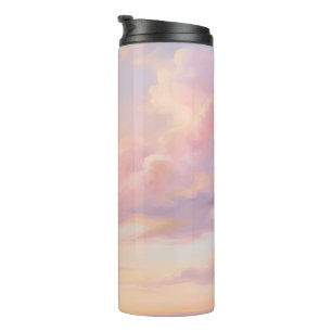 Pastel Dream: Renaissance-Style Modern Sky Study Thermal Tumbler