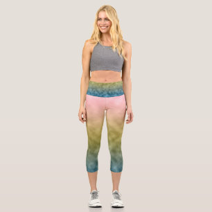 Pastel Drift Capri Leggings