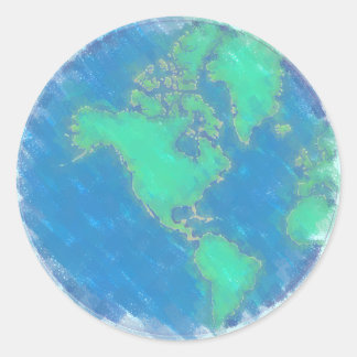 Pastel Earth Stickers