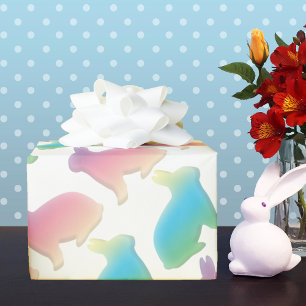 Pastel Easter Bunnies Wrapping Paper