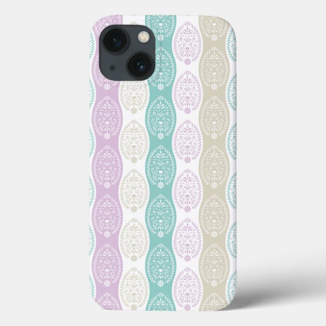 Pastel Easter Egg Pattern – Spring Holiday Design Case-Mate iPhone Case (Back)