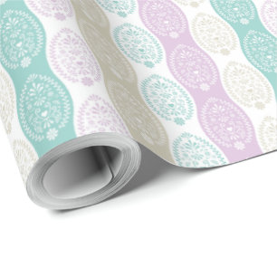 Pastel Easter Egg Pattern – Spring Holiday Design Wrapping Paper