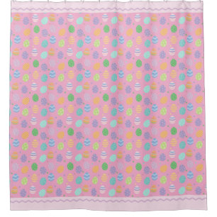 Pastel Easter Egg Shower Curtain