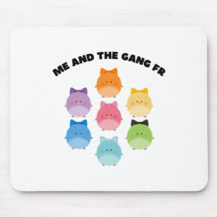 Pastel Easter Funny Homies Meme Cute Ba Mouse Pad