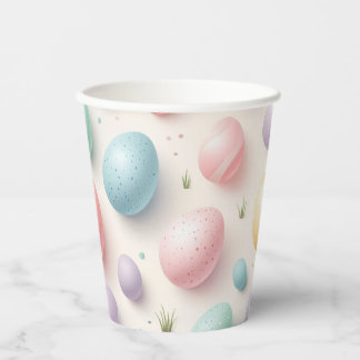 Pastel Egg Paper Party Cups