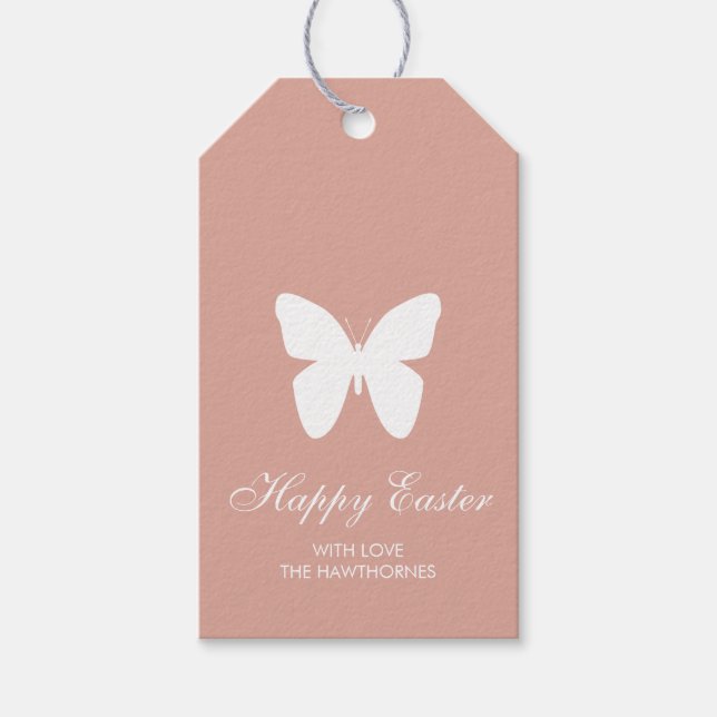 Pastel Elegant Easter Gift Tags (Front)
