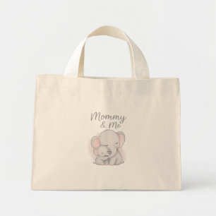 Pastel Elephant Tote Bag – Baby Essentials Carrie