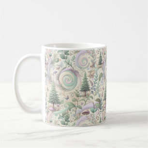 Pastel Enchanted Forest: A Cottagecore Fantasy Coffee Mug