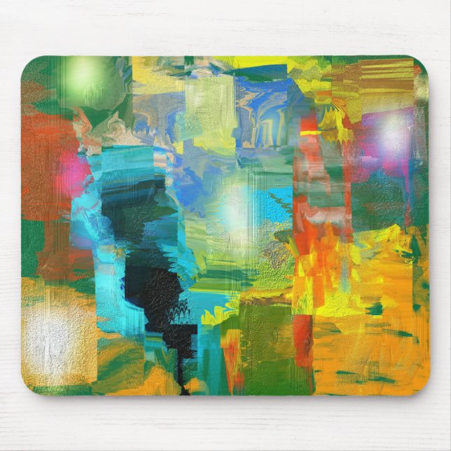 "Pastel Encryption" Mousepad (Front)