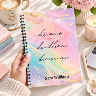 Pastel Ethereal Dream Notebook Meeting Work Notes
