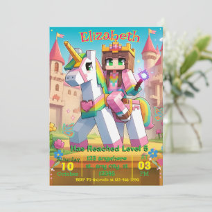 Pastel Fairy Birthday Party Invitation