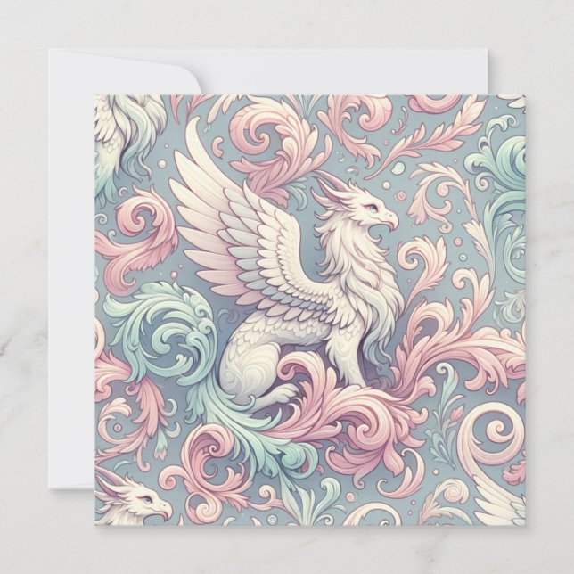Pastel Fantasy Griffin  (Front)