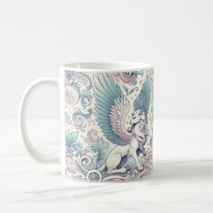 Pastel Fantasy Griffin Coffee Mug