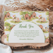 Pastel Farm Animals Barnyard 1st Birthday