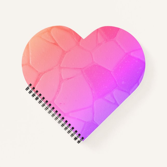pastel faux stone tile  notebook (Front)