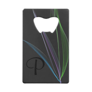 Pastel Feathers Abstract Monogrammed